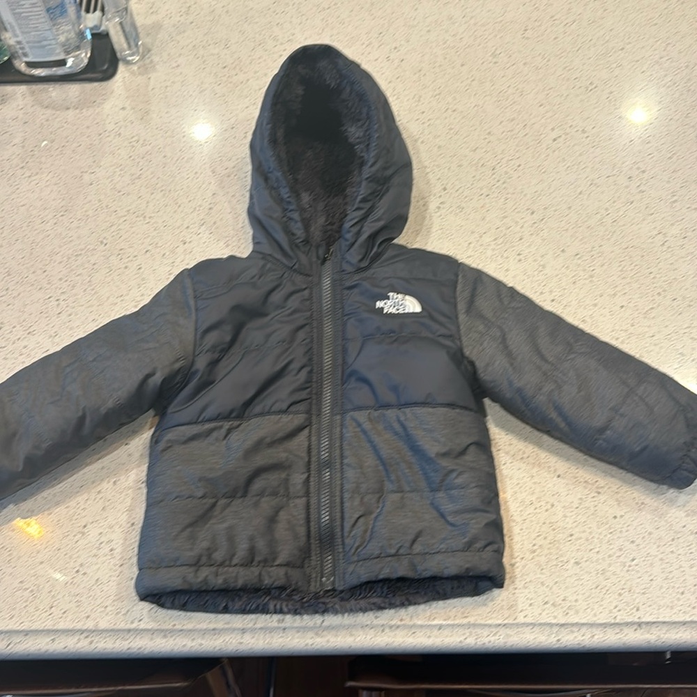The North Face | 12-18month baby gray winter coat reversible great condition
